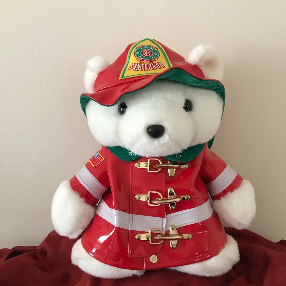 Santa Bear - 1996 Hudson’s Fireman Bear